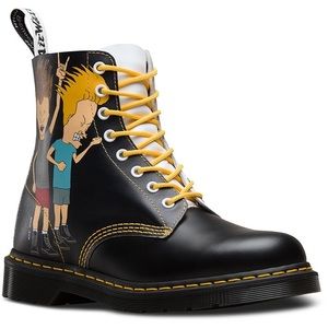DR. MARTENS UNISEX BEAVIS & BUTTHEAD BOOTS us men’s 9, us women’s 10